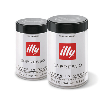 illy 意利 lly 意利 两罐装共500G 深度烘焙咖啡豆2罐（9月13日到期） 70元