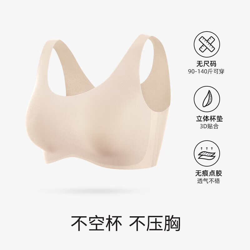 幸棉 奶油肤+随机款无尺码 均码 (A-C杯/ 59元