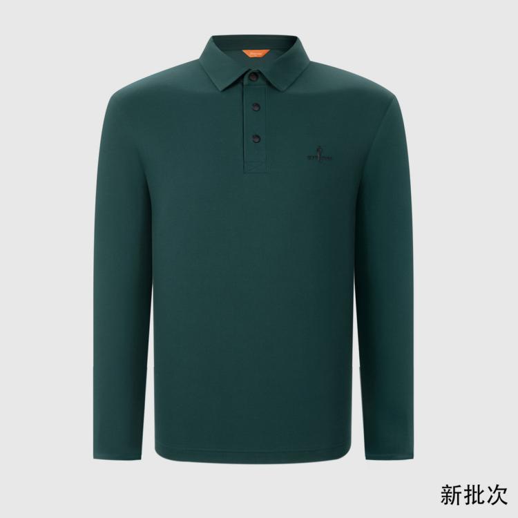 比音勒芬 春秋男士休闲多色商务长袖POLO衫男舒适干爽上衣 429元 - 线报酷