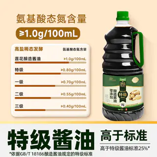 莲花 零添加特级酱油 1.87kg 10.56元 - 86线报 莲花 零添加特级酱油 1.87kg 10.56元 - 86线报