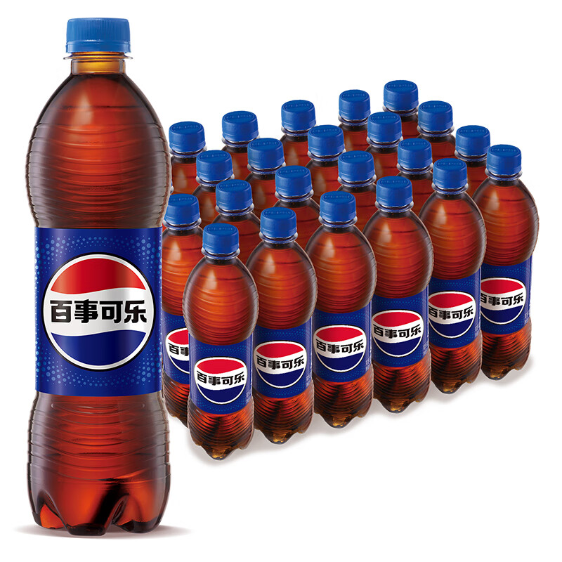 pepsi 百事 可乐 500ml*24瓶 整箱装 Pepsi 汽水碳酸饮料 百事出品 44.91元