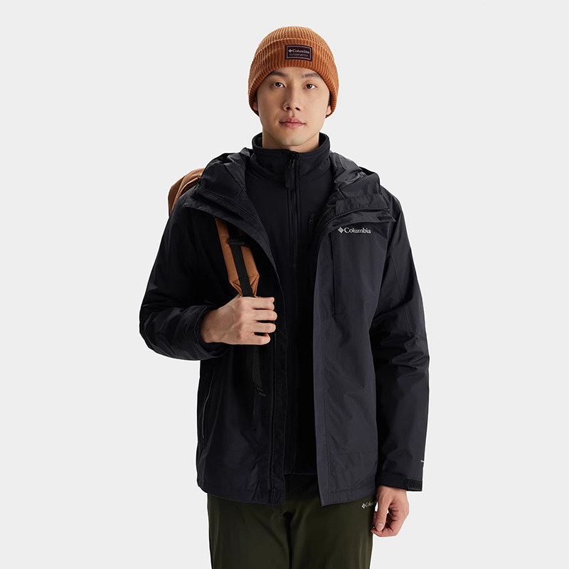 Columbia 2025秋冬新款哥伦比亚户外男防水防风抓绒内胆三合一冲锋衣 1269元