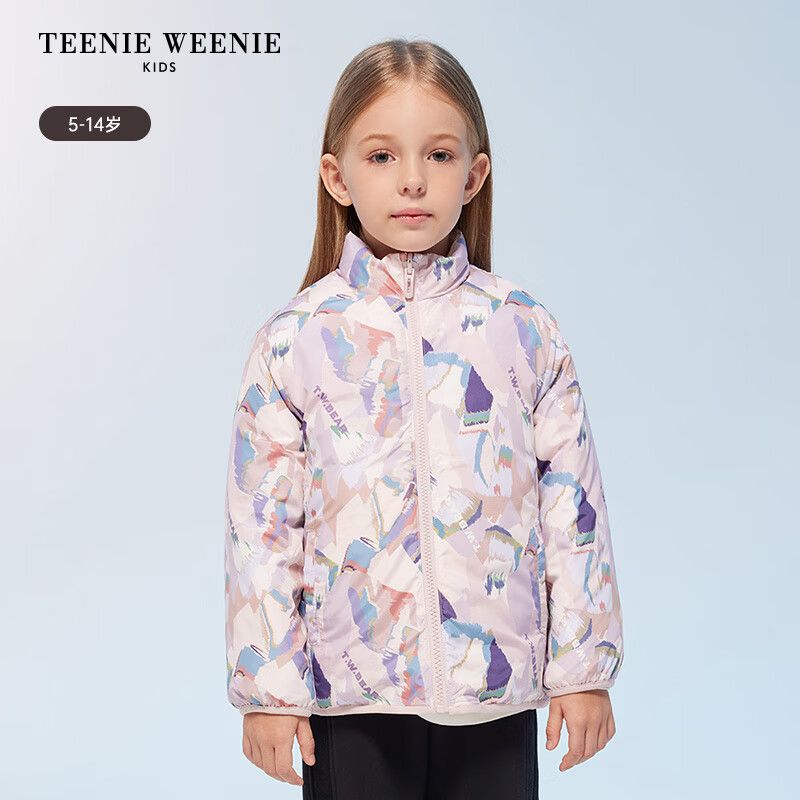 TEENIE WEENIE Kids小熊童装24冬款女童三合一可拆内胆三防羽绒服 撞色 130cm 751元