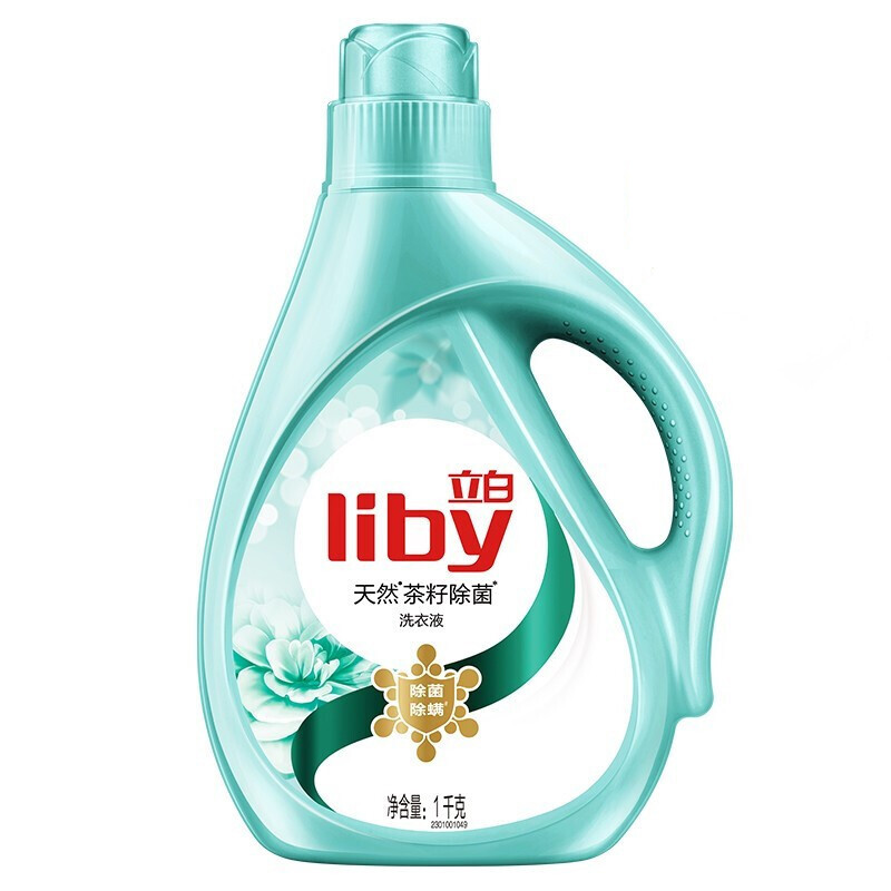 Liby 立白 天然茶籽除菌洗衣液 1kg 山茶幽香 8.79元