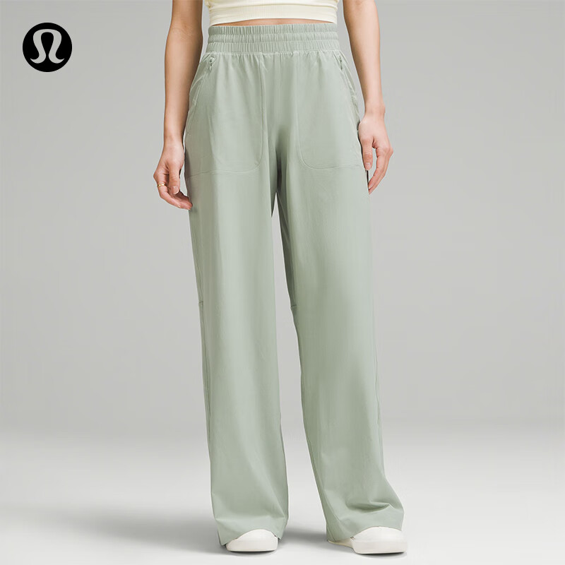 lululemon丨Swift Wide-Leg 女士中腰阔腿裤 LW5FTHA 棕榈灰 M 500元