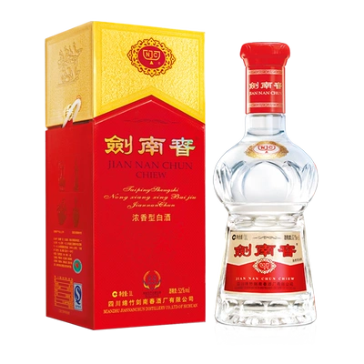 88VIP：剑南春 水晶剑52度白酒1000ml*1瓶浓香型 商务宴请 722.55元（返60元猫超