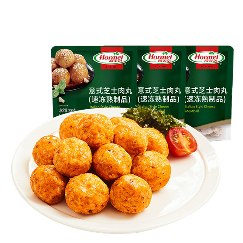 Hormel 荷美尔 意式芝士肉丸 200g 13.9元