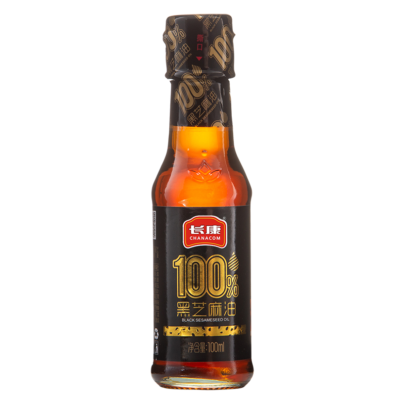 移动端：CHANACOM 长康 黑芝麻油 100ml 1瓶装 6.9元（淘金币可抵0.42元起）