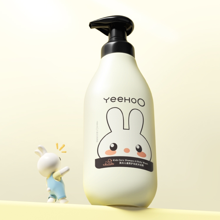 YeeHoO 英氏 儿童沐浴露洗发水二合一600ml 49元（需用券）