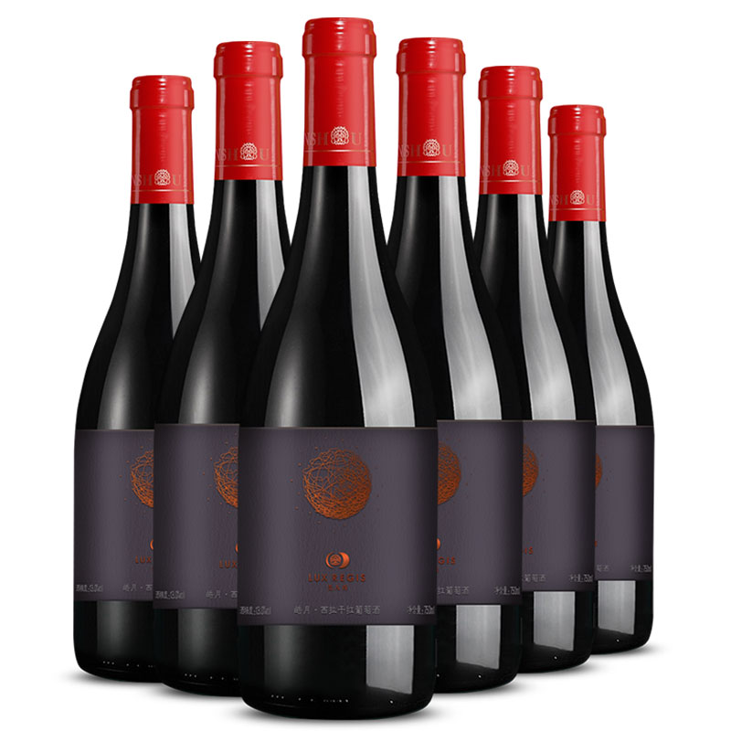 88VIP：LUX REGIS 類人首 麓皓月 西拉干红葡萄酒 750ml*6 132.6元（需用券）