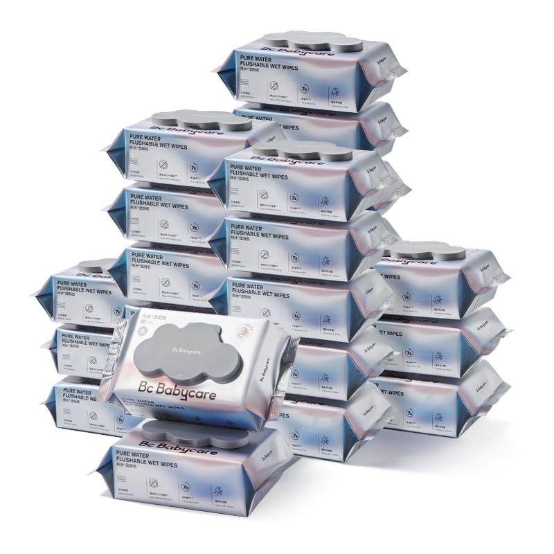 babycare bc babycare 湿厕纸 80片*3包 29.8元
