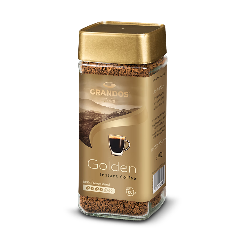 格兰特原装进口速溶冻干咖啡50g/1瓶 18.91元