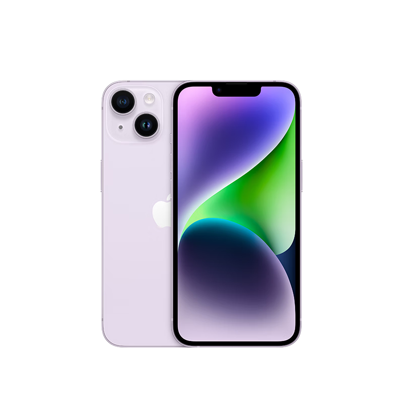 Apple/苹果 iPhone 14 (A2884) 128GB 紫色 5G手机 4399元（需用券）