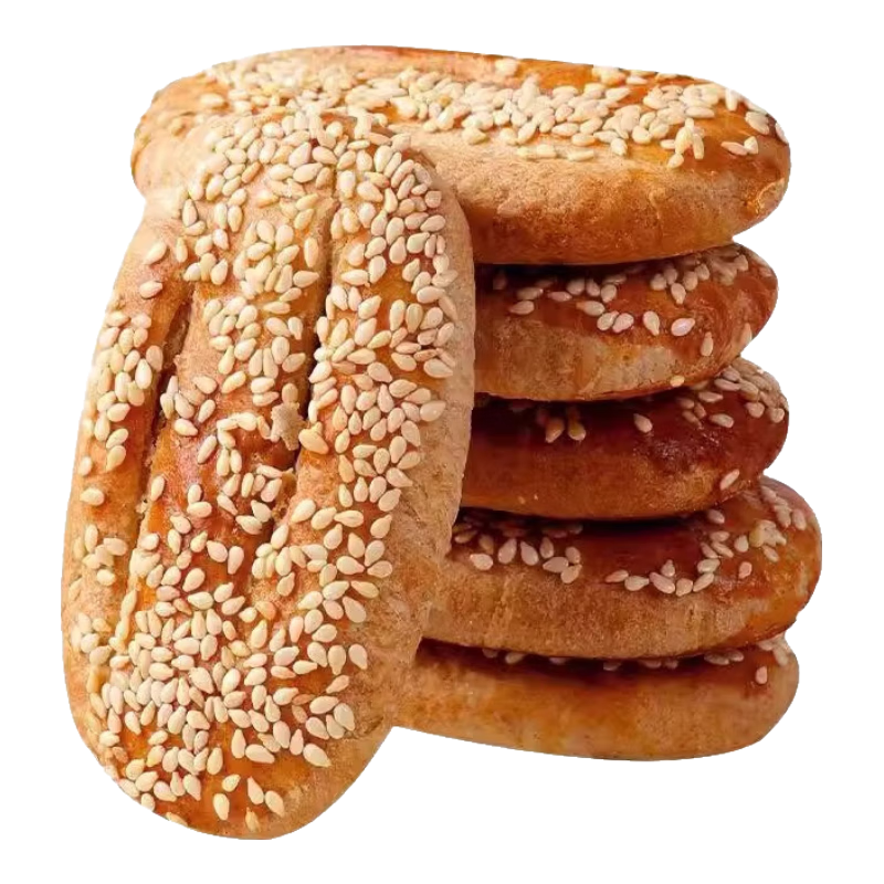 年货节:食京欢 荞麦椒盐酥牛舌饼 粗粮饼干 无添加蔗糖 2斤 早餐糖尿病人年