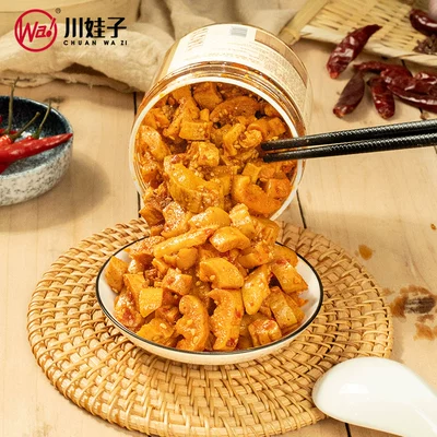 川娃子 麻辣香脆萝卜干 230g*1瓶 下饭菜 咯嘣脆 8.84元/件（共17.67元）