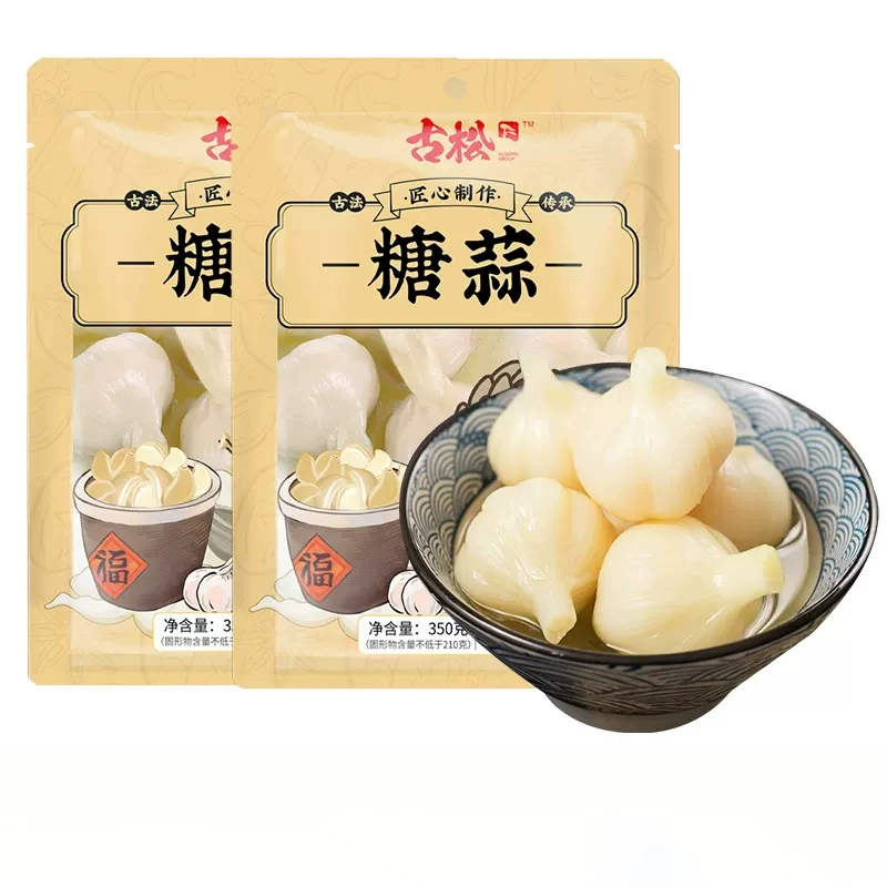 正宗糖蒜甜蒜头350g*2袋装 券后7.9元