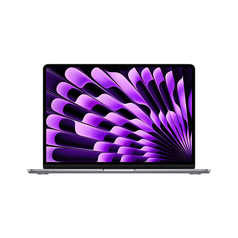 Apple 苹果 AI笔记本 2024 MacBook Air 13.6英寸 M3 (8+8核) 16G 256G深空灰色电脑 MC8G4CH/