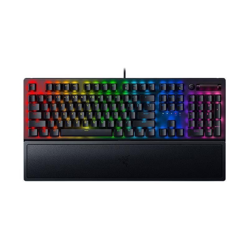 RAZER 雷蛇 黑寡妇蜘蛛V3 104键 有线机械键盘 黑色 雷蛇黄轴 RGB 599元