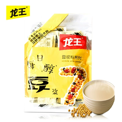 龙王 豆浆粉原味无蔗糖黑豆甜味小包速溶冲饮 30g*14袋 13.81元+99淘金币（需