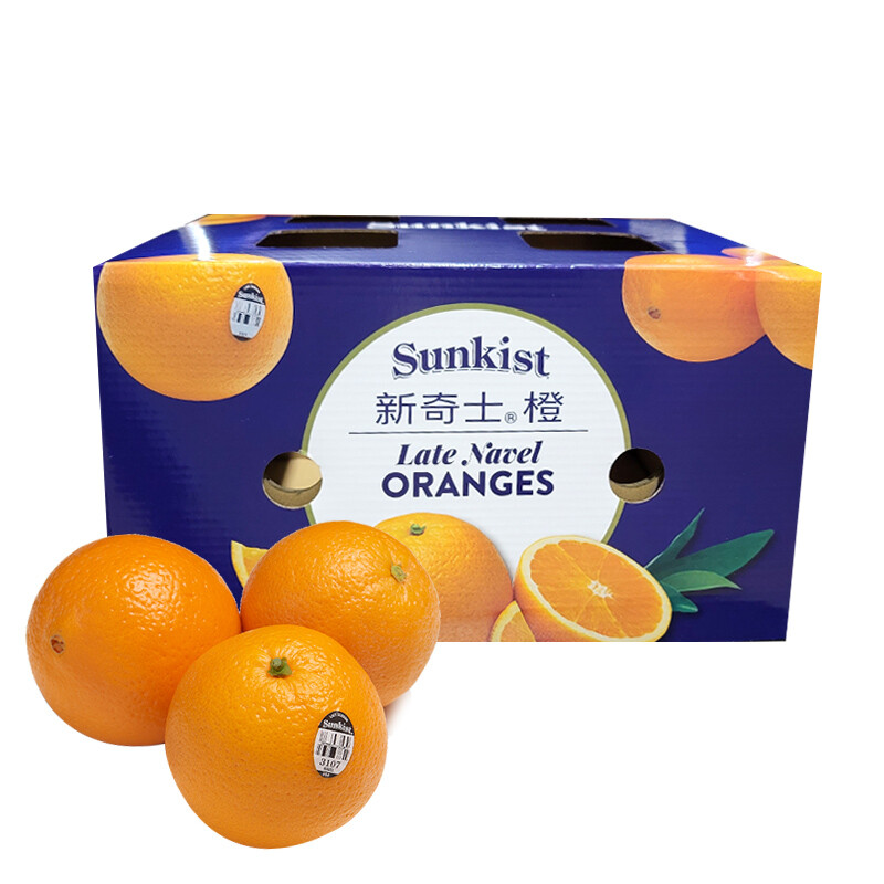 sunkist 新奇士 脐橙 大果 单果180g+ 2kg 礼盒装 59.68元（需买2件，需用券）