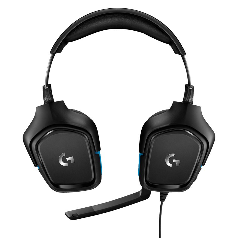 88VIP：logitech 罗技 G431 耳罩式头戴式降噪有线耳机 黑色 388.55元