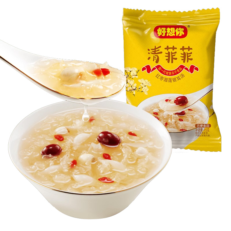 好想你 冻干红枣莲子银耳汤冲泡即食送礼 6.58元（需买2件，共13.1575元）