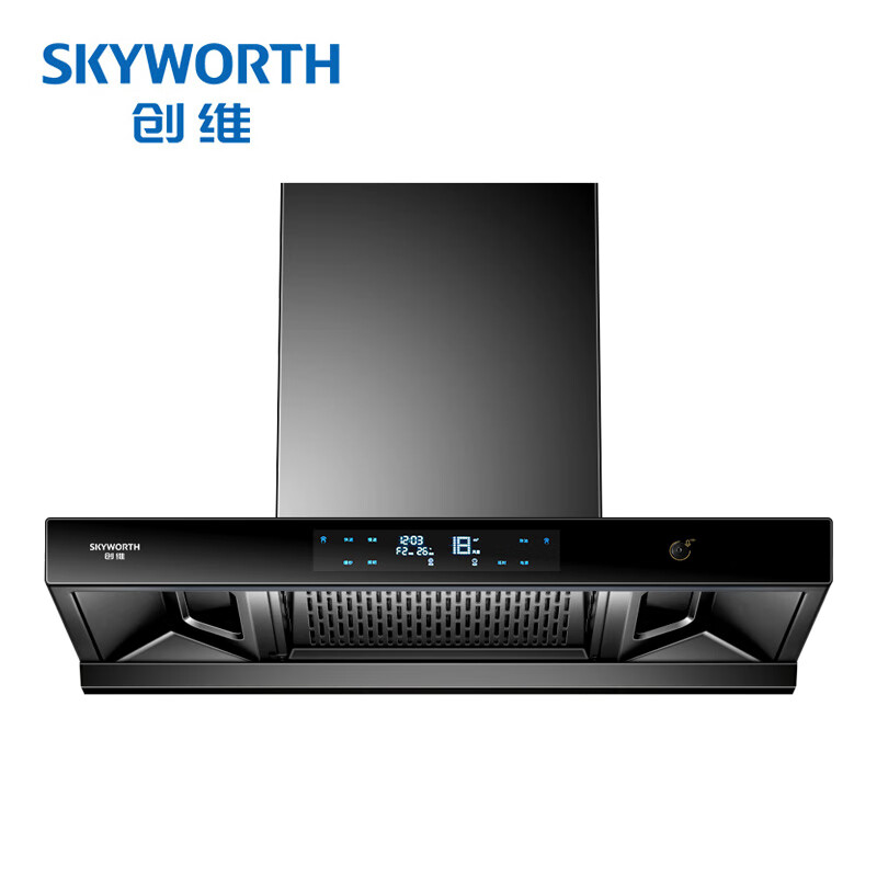 国家补贴、京东百亿补贴：SKYWORTH 创维 Y015 欧式顶吸三腔油烟机 24立方大吸