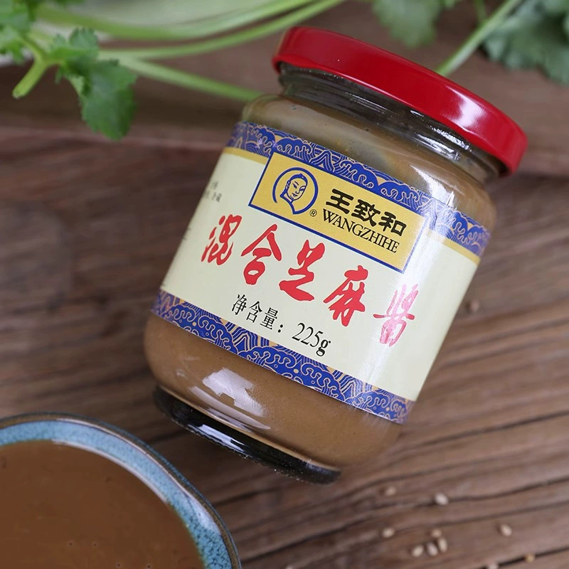 百年老字号!王致和 纯芝麻酱 225g*2瓶 ¥12.02