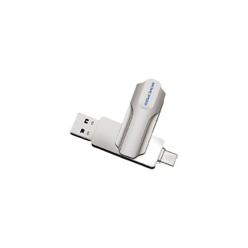 MOVE SPEED 移速 灵动Pro系列 YSULDP-128G3S USB 3.0 U盘 灰色 128GB Micro-B/Type-C双口 47.9