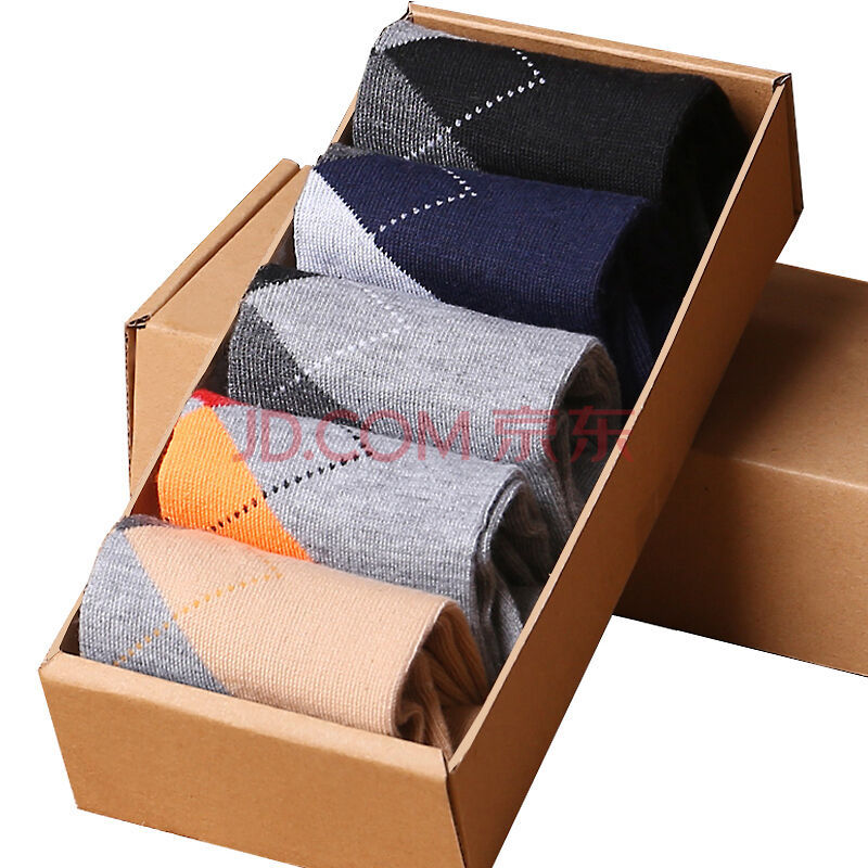 俞兆林 男士纯棉短袜 5双装/盒9.9元（可2件9折）