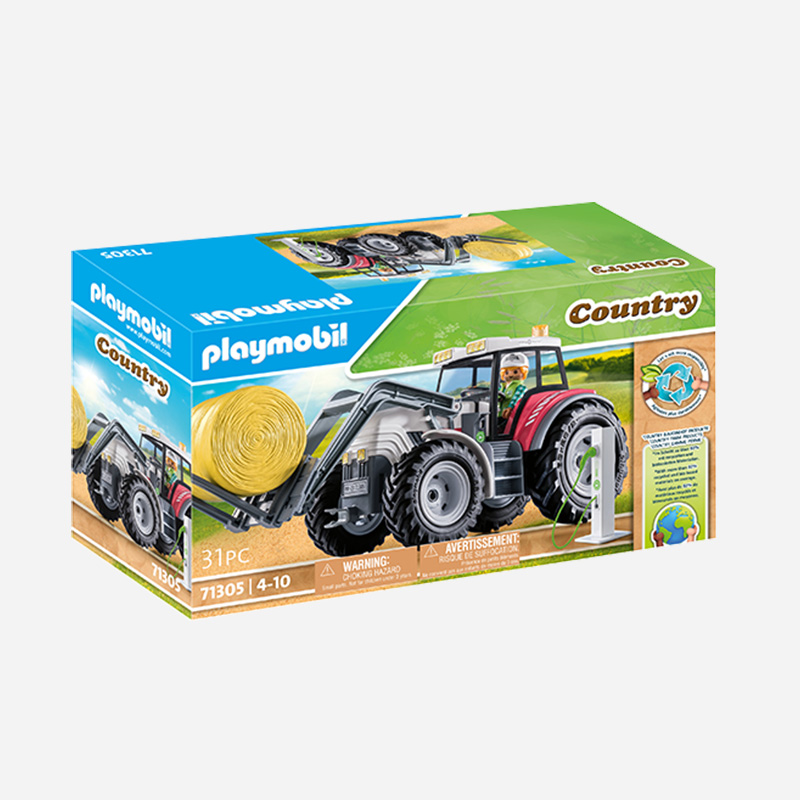 摩比世界 playmobil 71249 大型拖拉机玩具（滑行，塑胶） 307.43元（需用券）