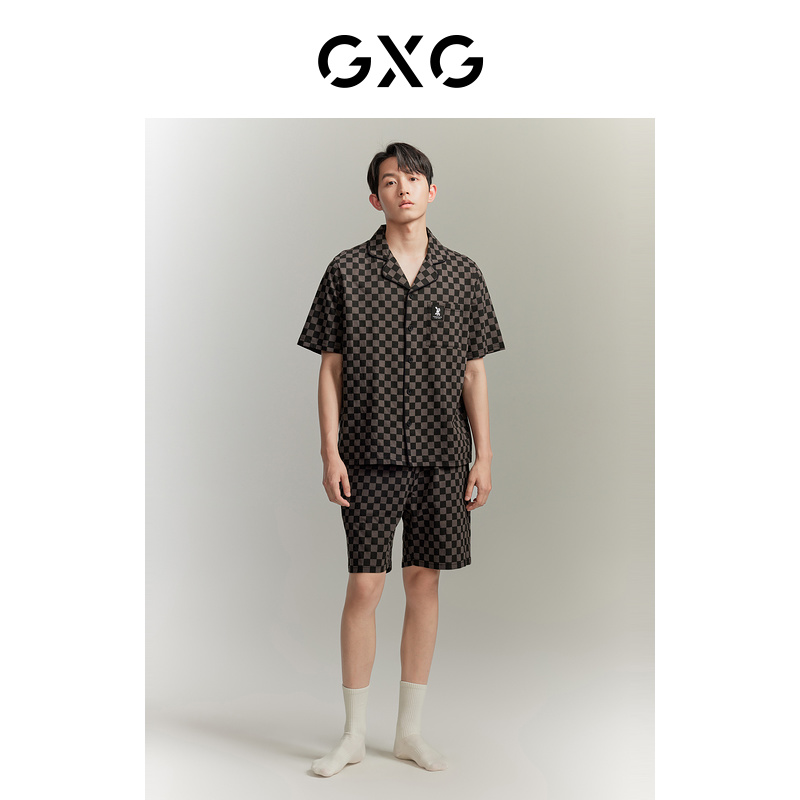 GXG 奧萊家居服男士睡衣舒適家居套裝 84.6元（需用券）