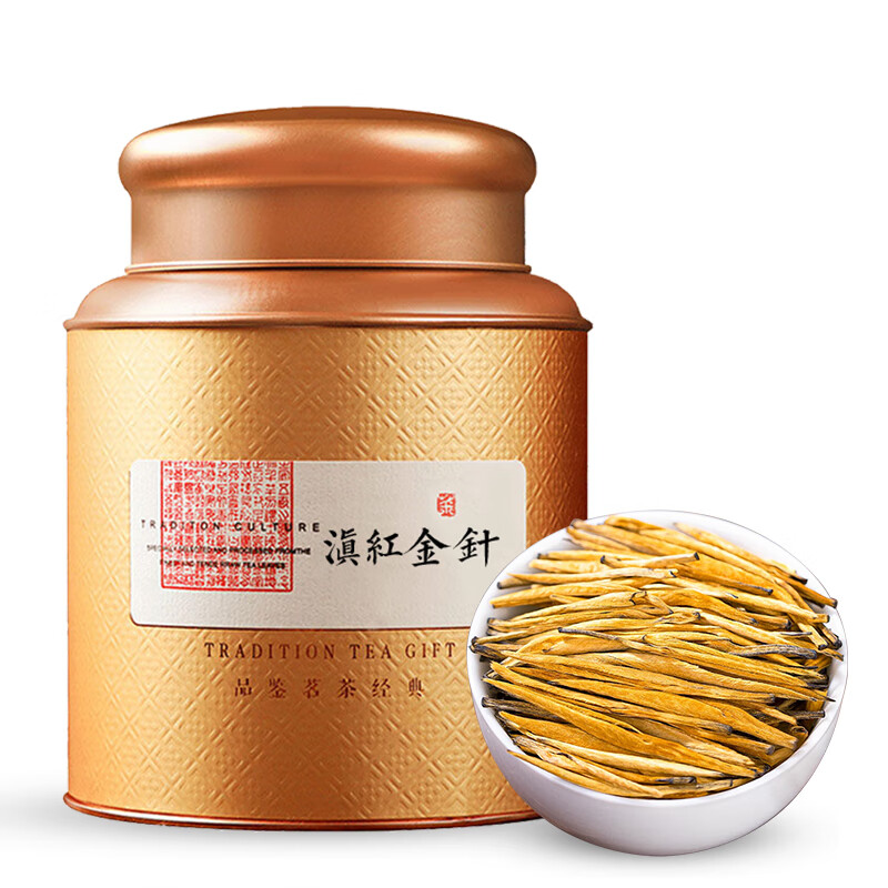 忆茗道 滇红金针 特级 2024年新茶 100g 51元（需用券）