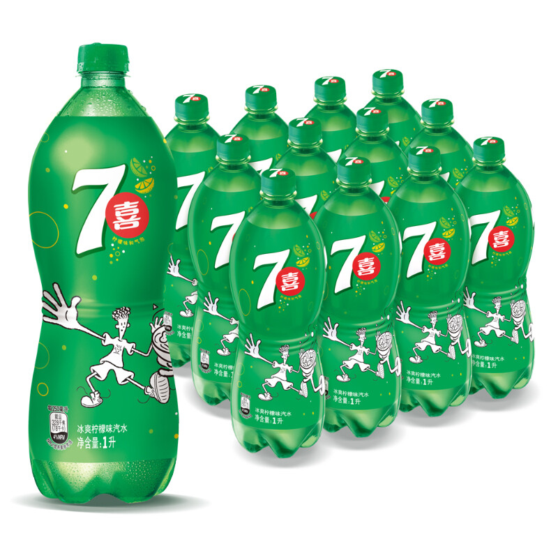 7-Up 七喜 百事可乐七喜 7UP 柠檬味 汽水碳酸饮料 900ml*12瓶 整箱装 百事出品 2