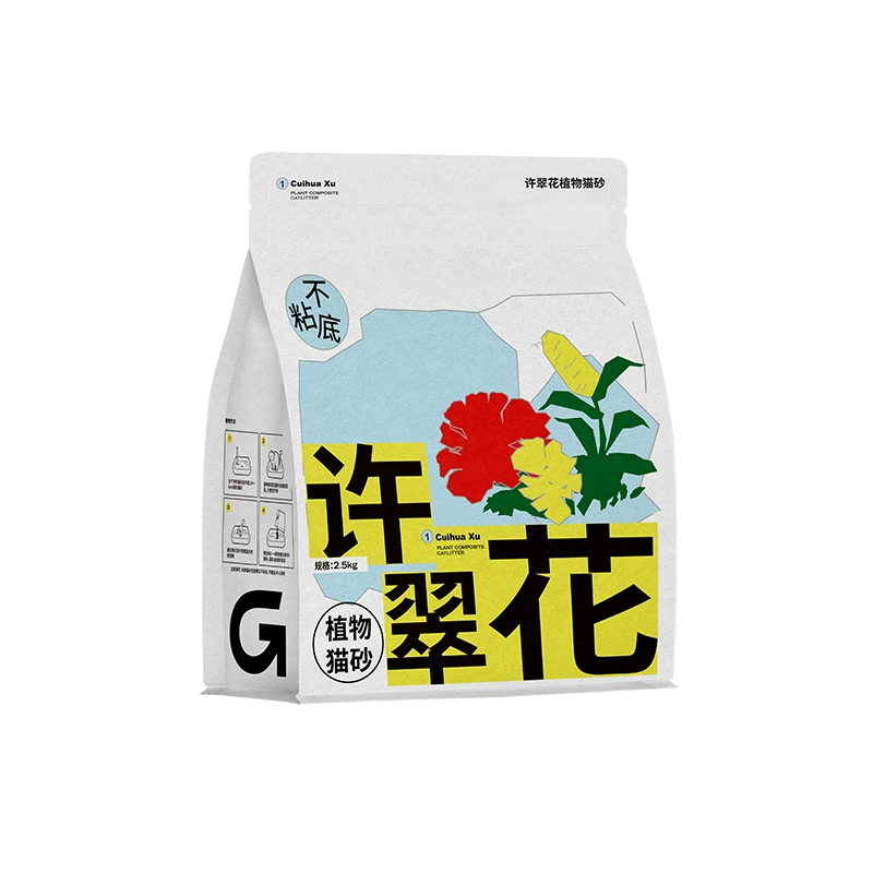 GAOYEA 高爷家 许翠花植物猫砂 2.5KG*4包 ￥108