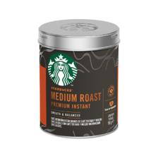 星巴克（Starbucks）速溶美式黑咖啡粉罐装90g 可做40杯 99.9元