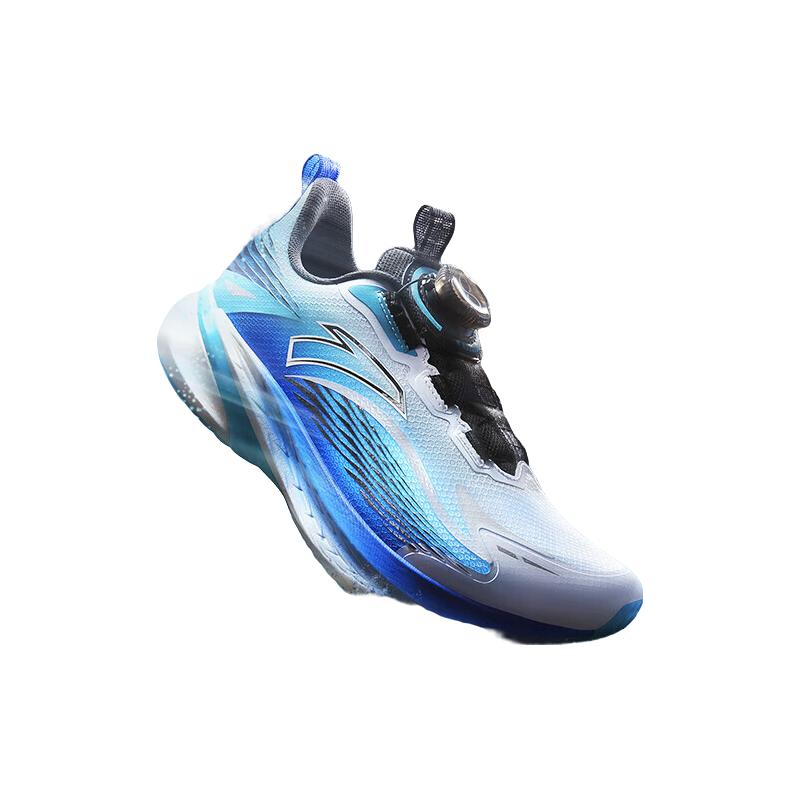 安踏 ANTA 儿童运动鞋男女大童跑步鞋25年秋冬季骇浪4密网缓震专业跑鞋 白/