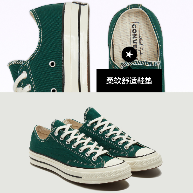 CONVERSE 匡威 Chuck Tarylor All Star 1970s 中性运动帆布鞋 168513C 265.05元（需用券）