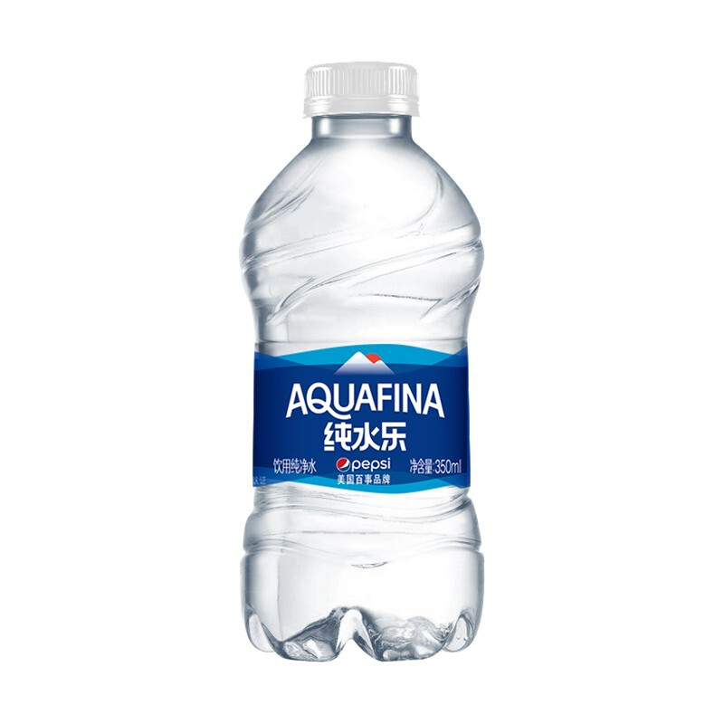 AQUAFINA 纯水乐 百事可乐纯水乐 AQUAFINA 饮用水 纯净水 350ml*24瓶 百事出品 23.5