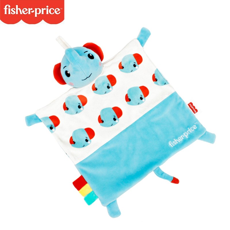 Fisher-Price 婴儿 安抚巾-蓝色大象 29.86元（需用券）