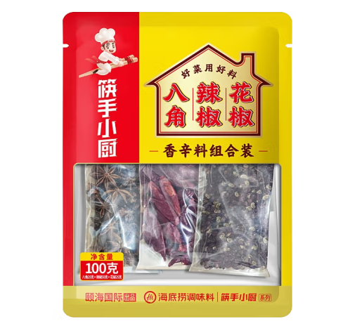 海底捞 香辛料组合100g（花椒辣椒八角）（任选3件） ￥3.23