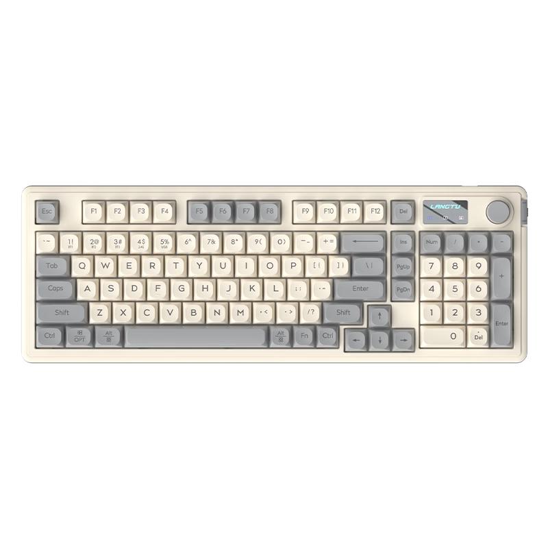狼途 L15奶油骑士98键 有线静音键盘 Gasket结构 RGB灯效 人体工学 64.6元
