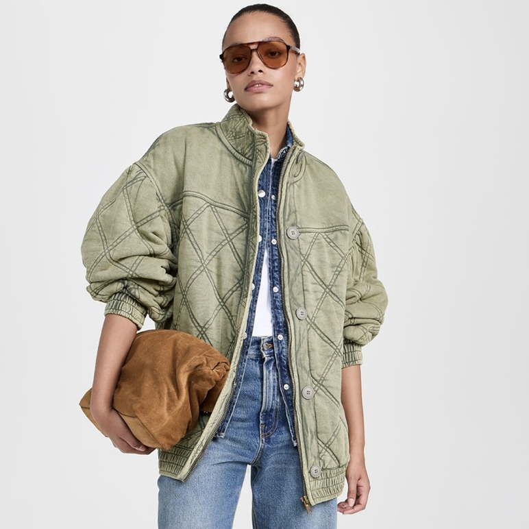 Free People Juno 外套 3折 $68.4（约499.85元）