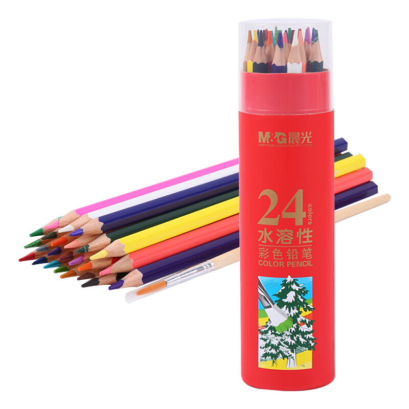 M&G 晨光 AWP36810 水溶性彩色铅笔 24色 16.9元