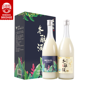 苏州桥 冬酿酒750ml*1+桂花小酿750ml*1 礼盒装 59.14元（需买3件，需用券）