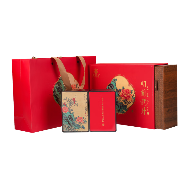plus会员、需首购：西湖江南 2024新茶明前特级绿茶龙井春茶礼盒120g 68.3元（
