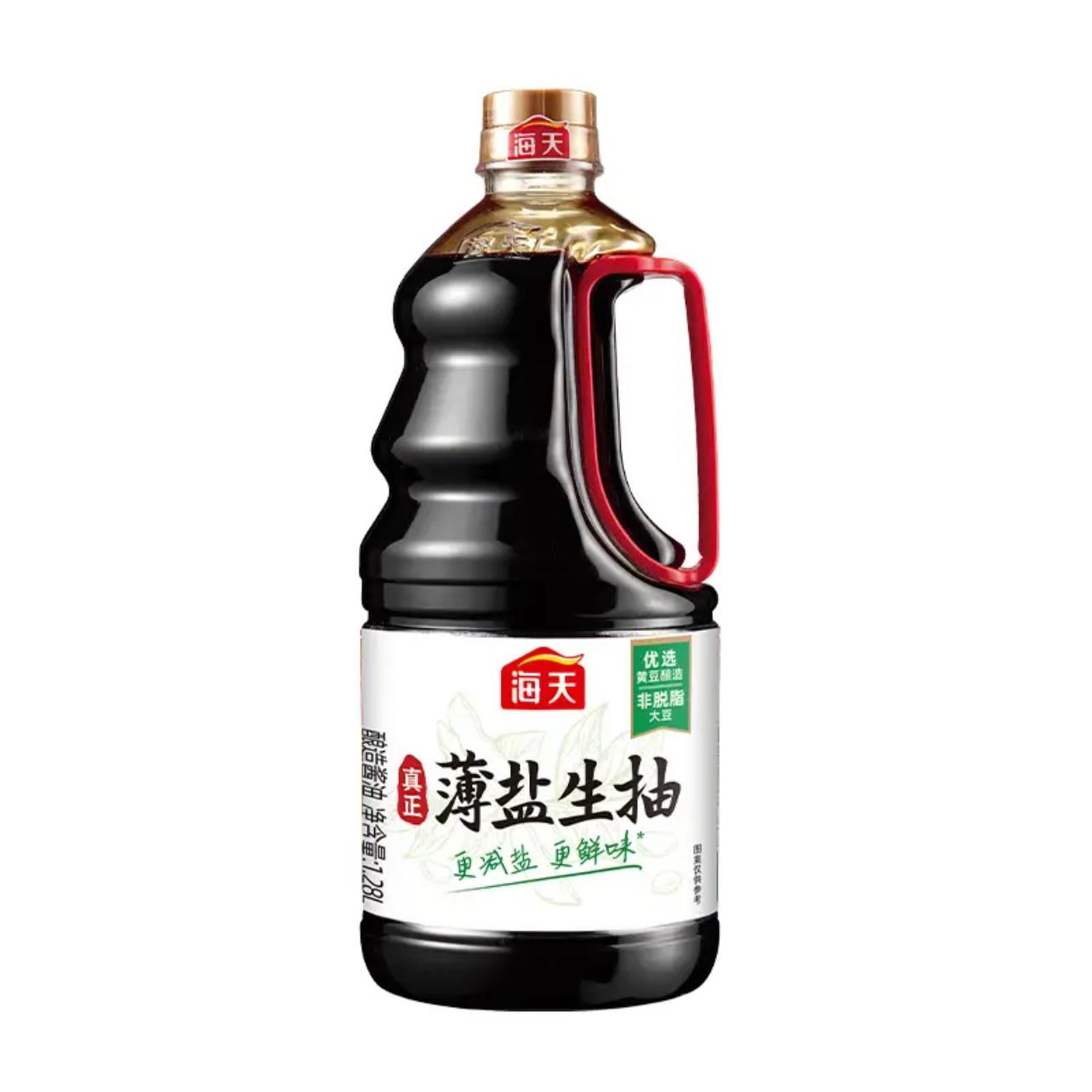 PLUS会员：海天 薄盐生抽1.28L 一级酿造酱油 7.86元包邮