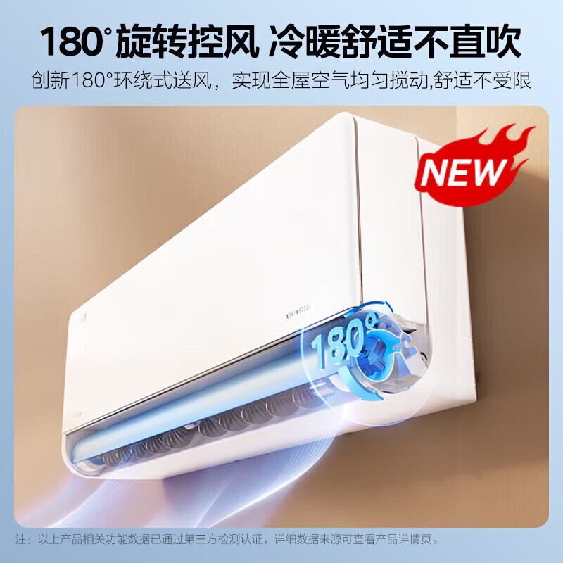 美的 1.5匹 风尊二代 新一级能效 KFR-35GW/N8MXC1Ⅱ 壁挂式空调 1790.56元（需用券