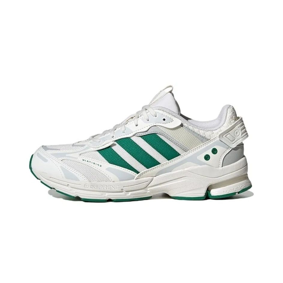 百亿补贴：adidas 阿迪达斯 寻光者 织物防滑耐磨 休闲跑步鞋 男女同款 白绿 