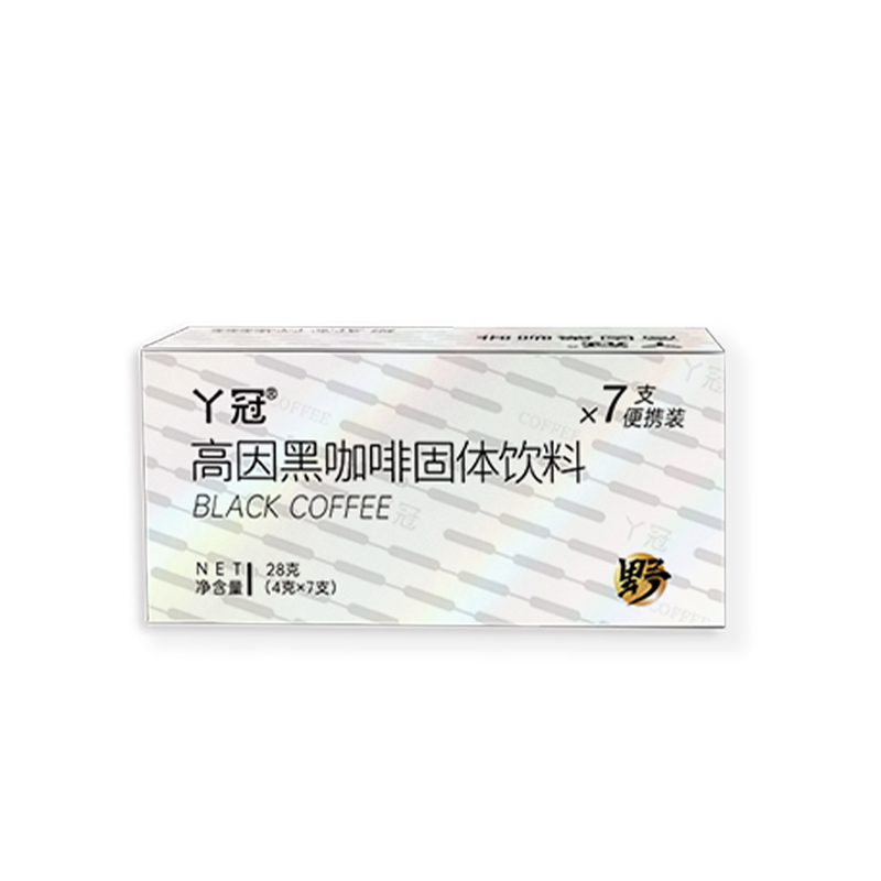 丫冠 高因黑咖啡 28g*1盒 21元(需买2件,共42元)